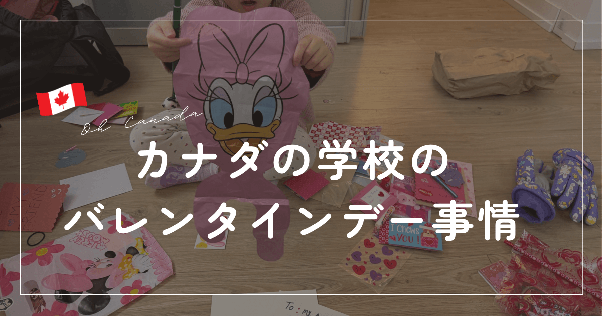 トロントの学校のバレンタインデー